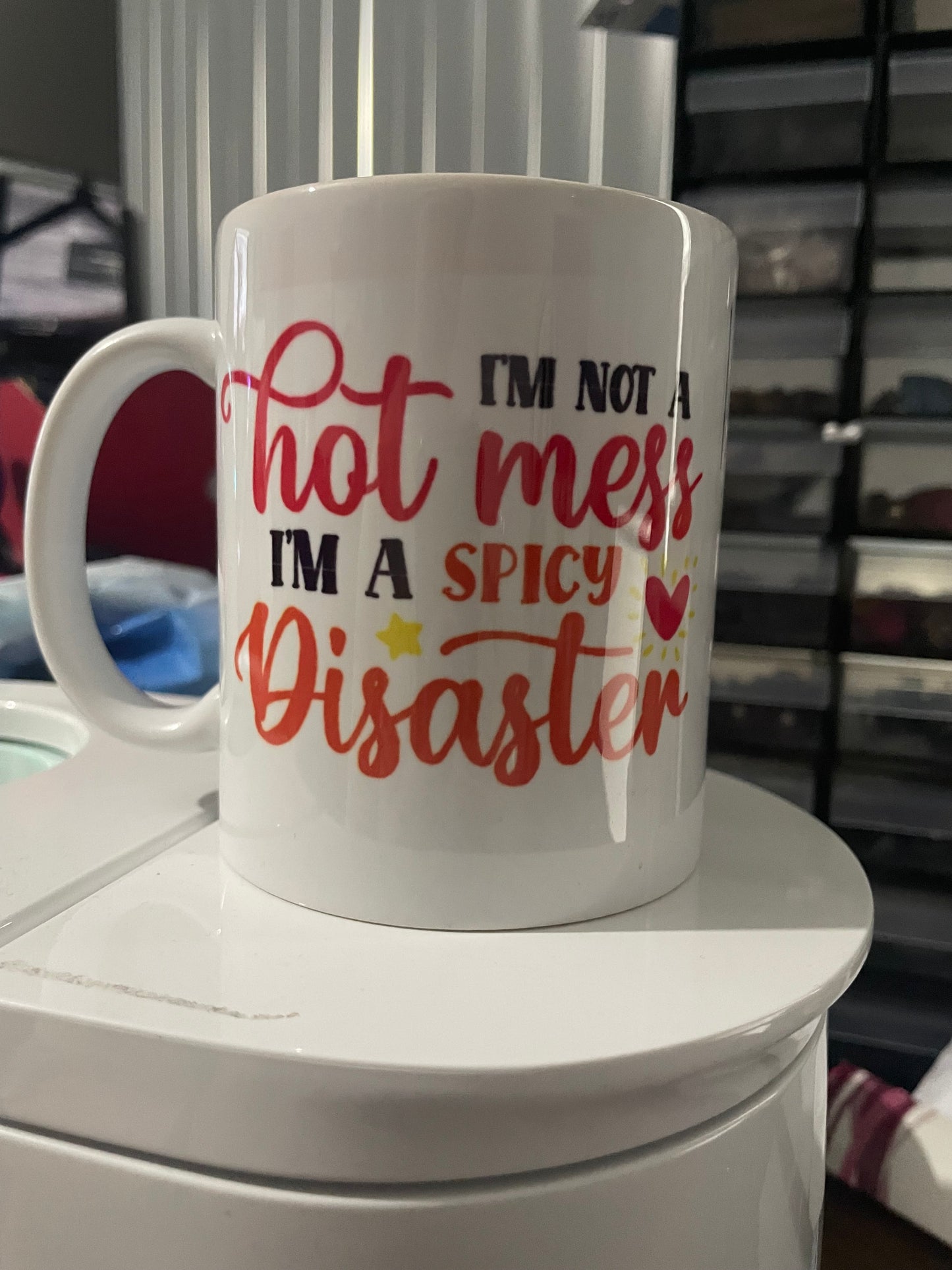 Im not a hot mess, Im a spicy disaster Mug