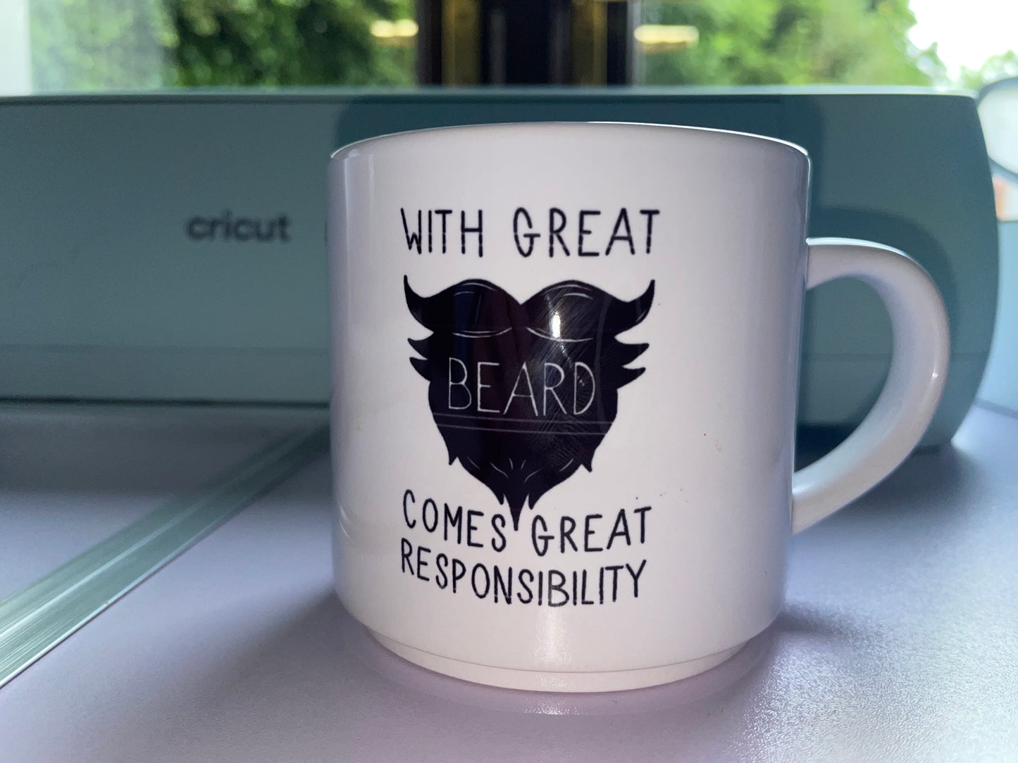 With great beard come great responsibility Mug